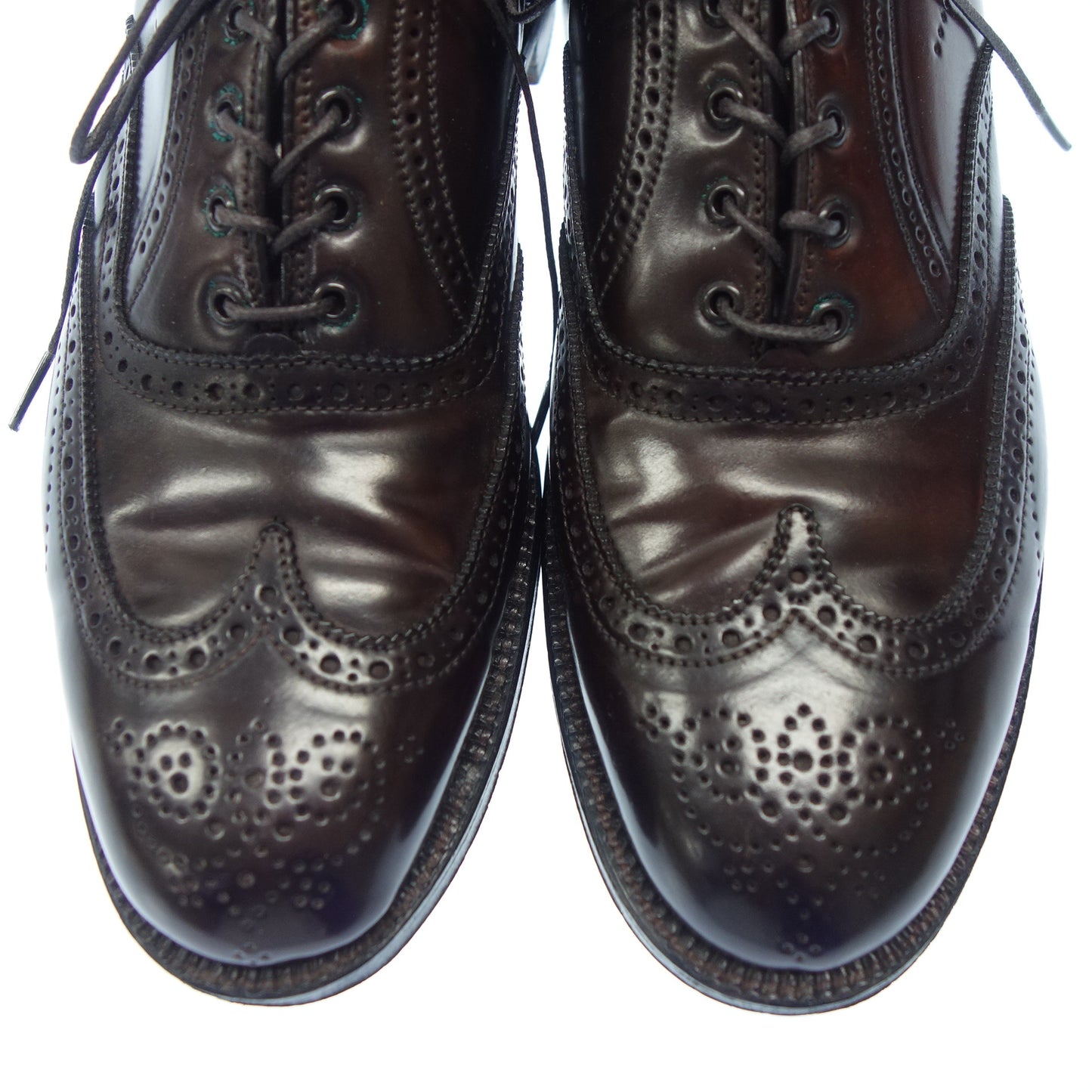 Good Condition ◆ Alden Leather Shoes 96070 Beams Custom Made Men's Brown 9D Alden BEAMS [AFC24] 