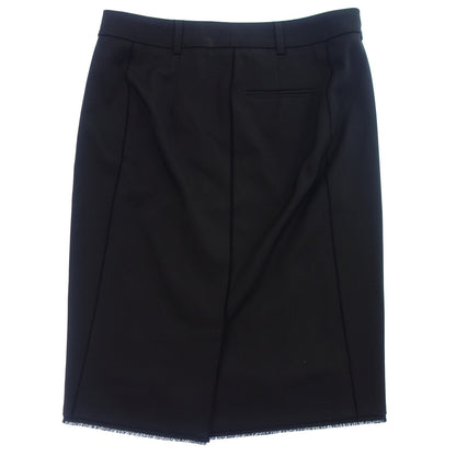 Good Condition◆Tom Ford Trimmed Wool Skirt Women's Black 40 TOM FORD [AFB18] 