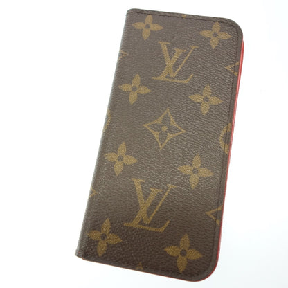 中古◆ルイヴィトン アイフォンケース M61616 モノグラム iPhone6 対応 ブラウン Louis Vuitton【AFI6】