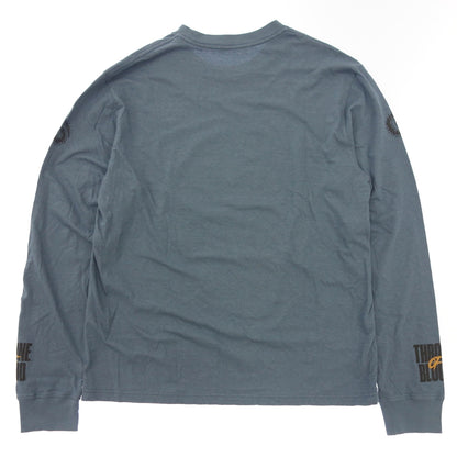 極美品◆アンダーカバー 長袖Tシャツ カットソー UCZ4891-3 THRONE OF BLOOD メンズ サイズ3 ブルー系 UNDERCOVER【AFB38】