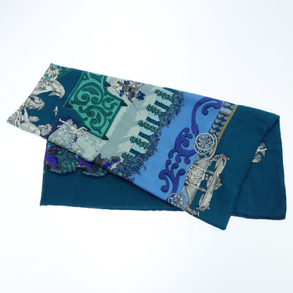 Hermes Carre 140 Scarf LE PARADIS DU ROY King's Paradise Women's Blue HERMES [AFI12] [Used] 