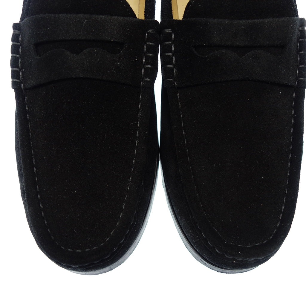 Very good condition◆New MOC coin loafer suede men's black size 44 NEW MOC [AFD8] 