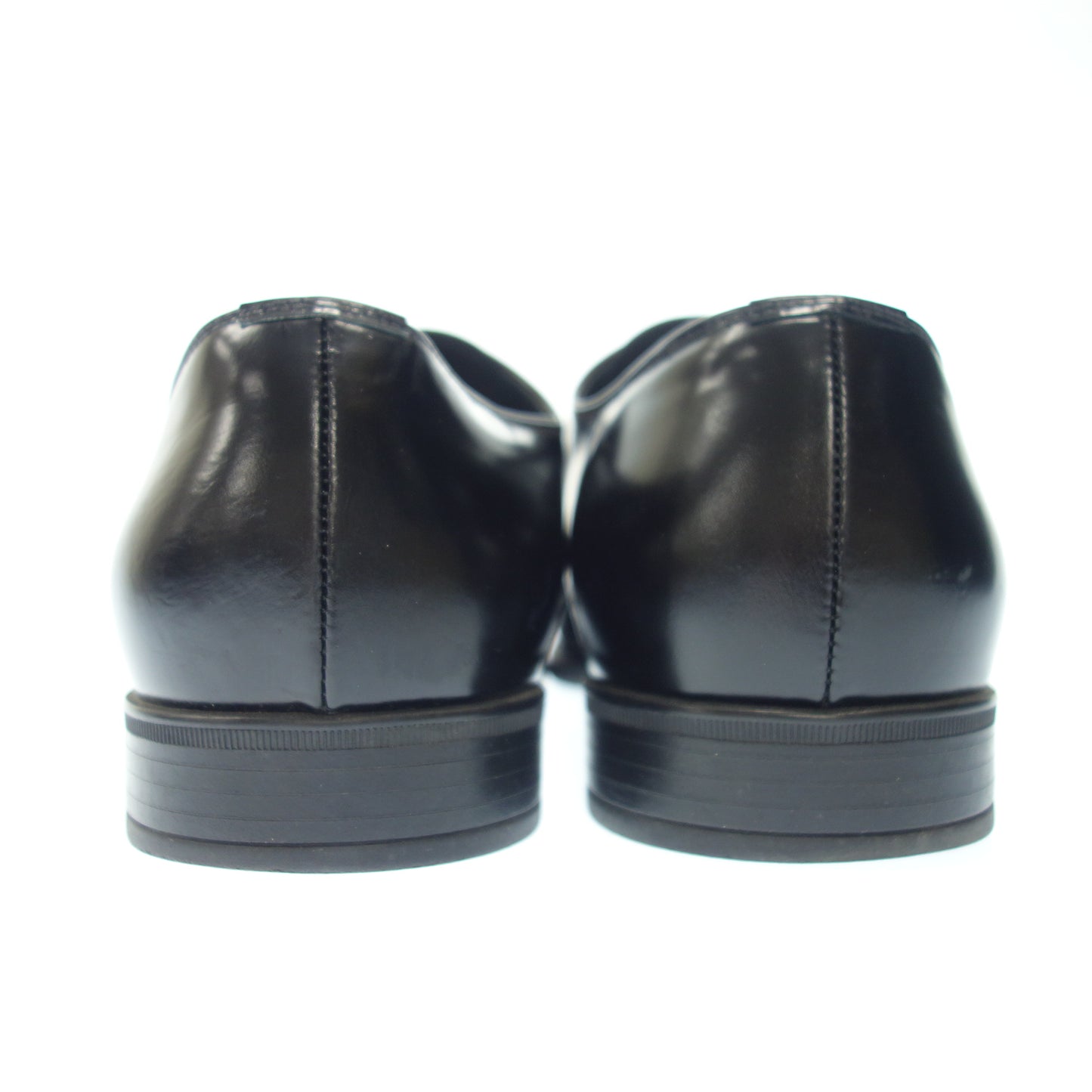 Good Condition◆Prada Lace-up Leather Shoes Straight Tip 2EE144 Men's 6h Black PRADA [AFC54] 