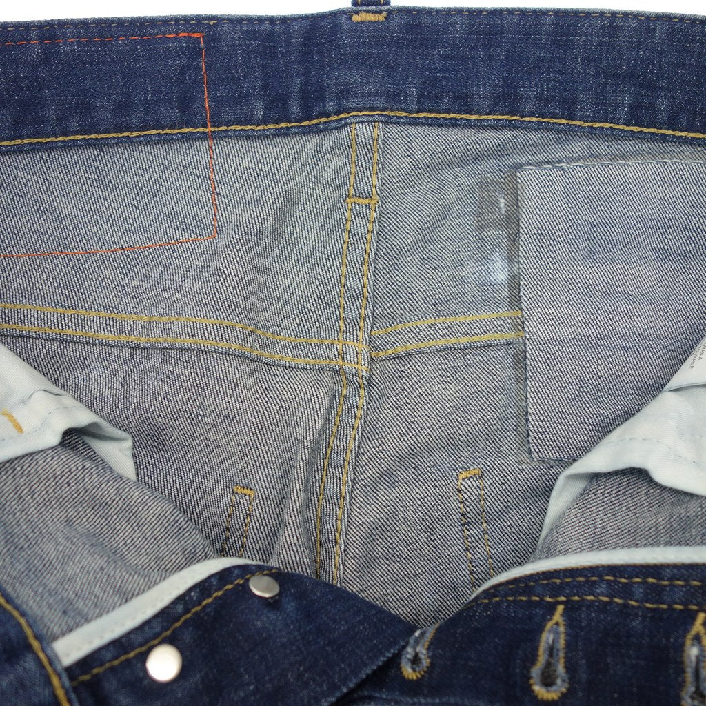 Good Condition◆Dsquared Denim Pants Red Patch Button Fly Men's Blue Size 42 Dsquared2 [AFB14] 