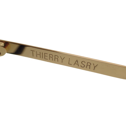 品相良好◆Thierry Lasry 太阳镜 SPICY 黑色 x 金色 55□18 101 Thierry Lasry [AFI6] 