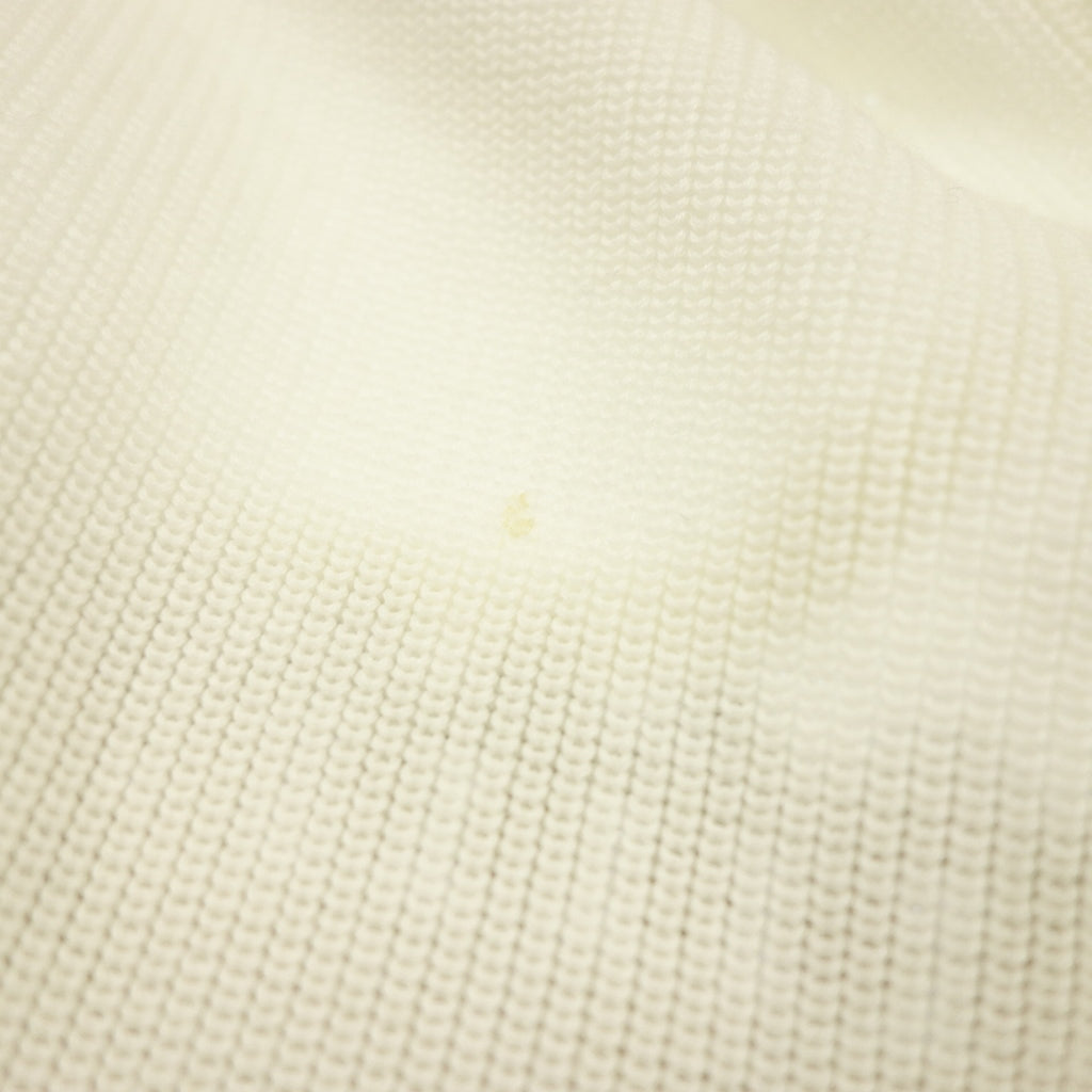 二手 Sacai 17SS 短袖套头衫棉 x 涤纶对接针织衬衫女式白色 2 码 Sacai [AFB41] 