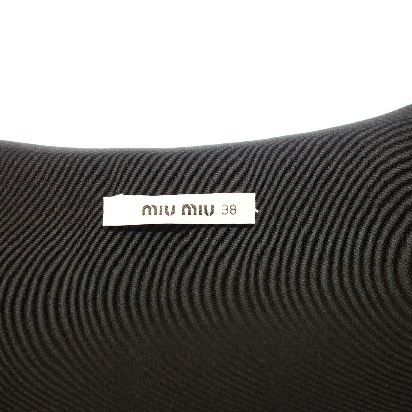 Good condition ◆ Miu Miu Sleeveless Dress Balloon Design Women's Black Size 38 MIUMIU [AFB24] 