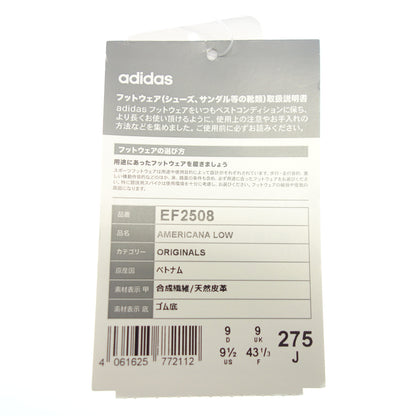 未使用◆アディダス スニーカー アメリカーナ ロウ EF2508 メンズ 27.5cm 白 adidas【AFD7】