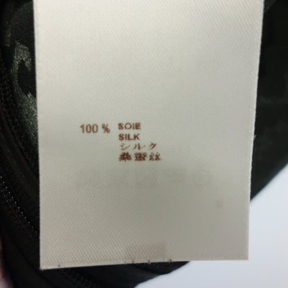 美品◆ルイヴィトン ノースリーブトップス 総柄 シルク RW101A レディース ブラック系 サイズ38 LOUIS VUITTON【AFB16】