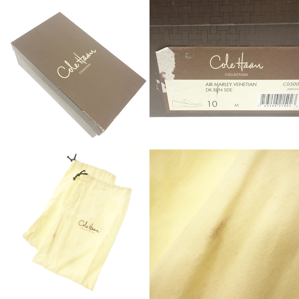 Unused ◆ Cole Haan leather shoes slip-on suede men's brown size 10 COLE HAAN [AFD8] 