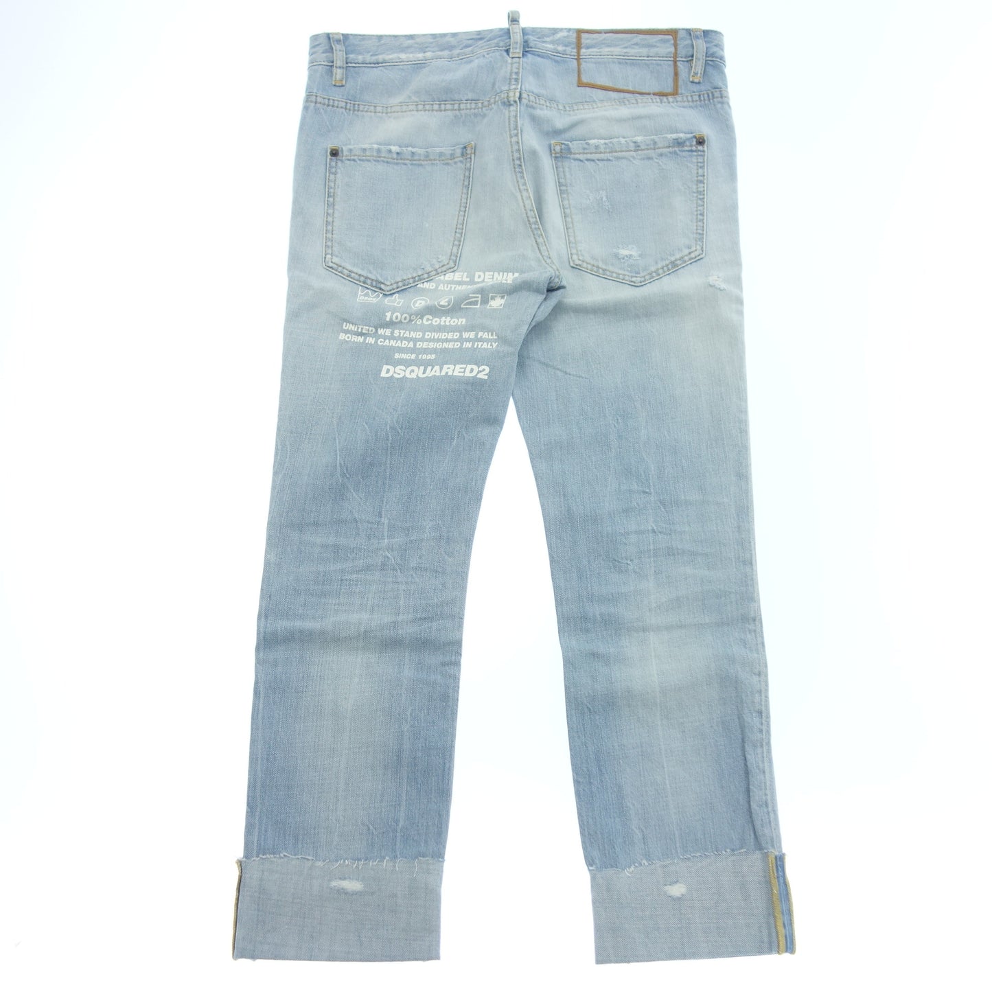 Good Condition◆D Squared Denim Pants S72LB0495 Size 38 Women's Light Blue DSQUARED2 [AFB26] 