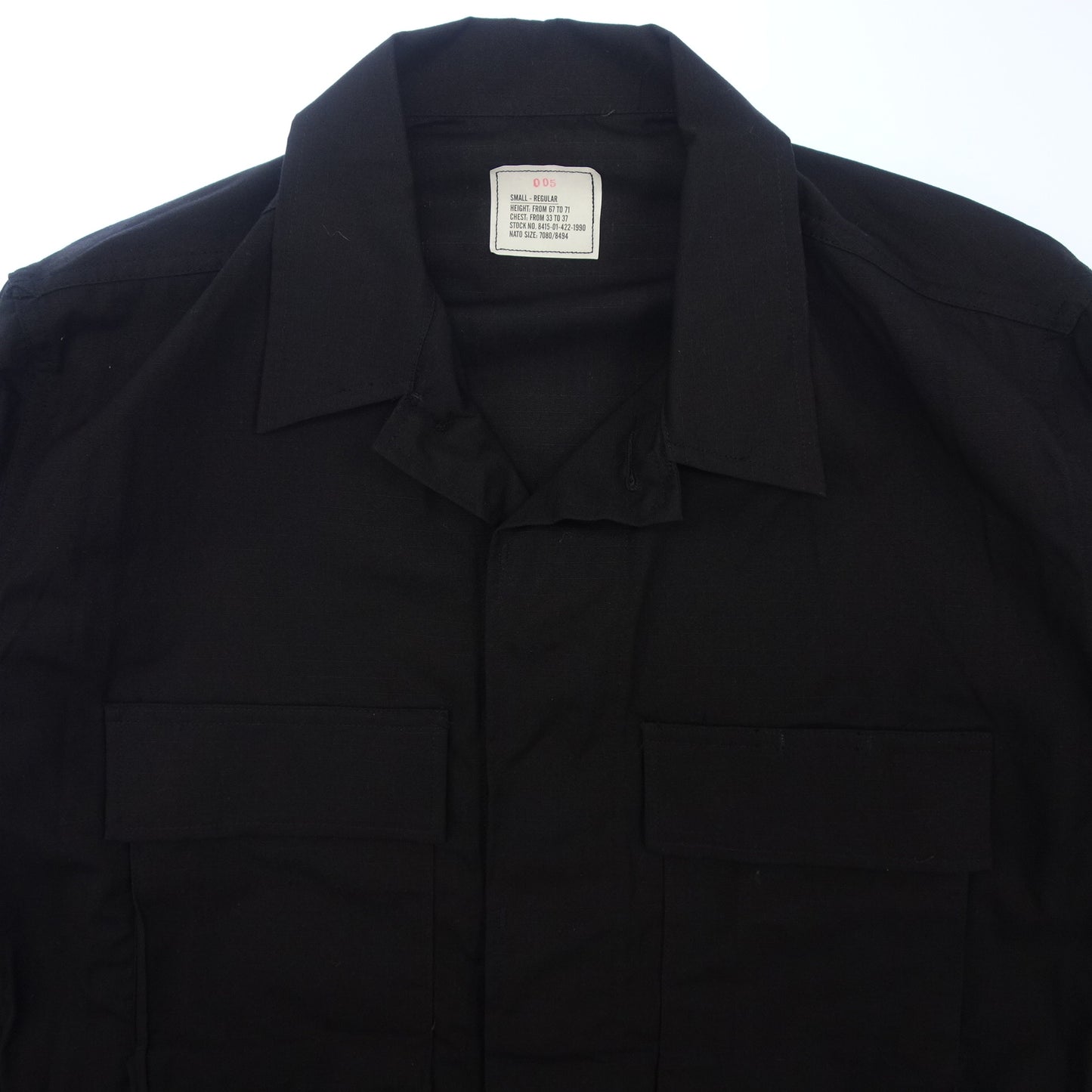 美国陆军军事夹克 BLACK357 BDU 夹克男式 S 黑色 US ARMY [AFB48] [二手] 