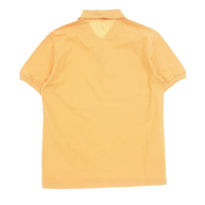 品相良好◆Burberrys Polo 衫棉质罗纹设计男士橙色尺码 M Burberrys [AFB51] 