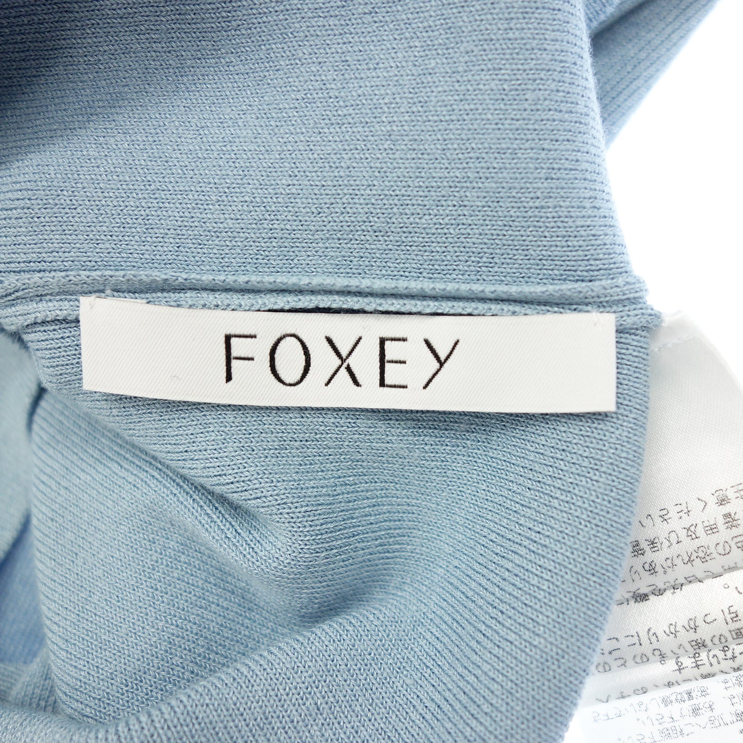 Very good condition ◆ FOXEY BOUTIQUE Sleeveless 41209 Ladies Blue Size 40 FOXEY BOUTIQUE [AFB28] 