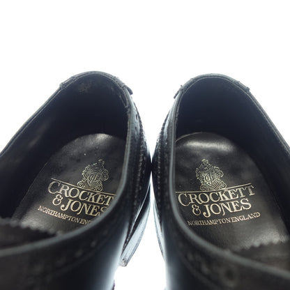 二手 ◆ Crockett &amp; Jones 皮鞋 半布洛克考文垂 COVENTRY 男式 6.5 黑色 Crockett &amp; Jones [LA] 