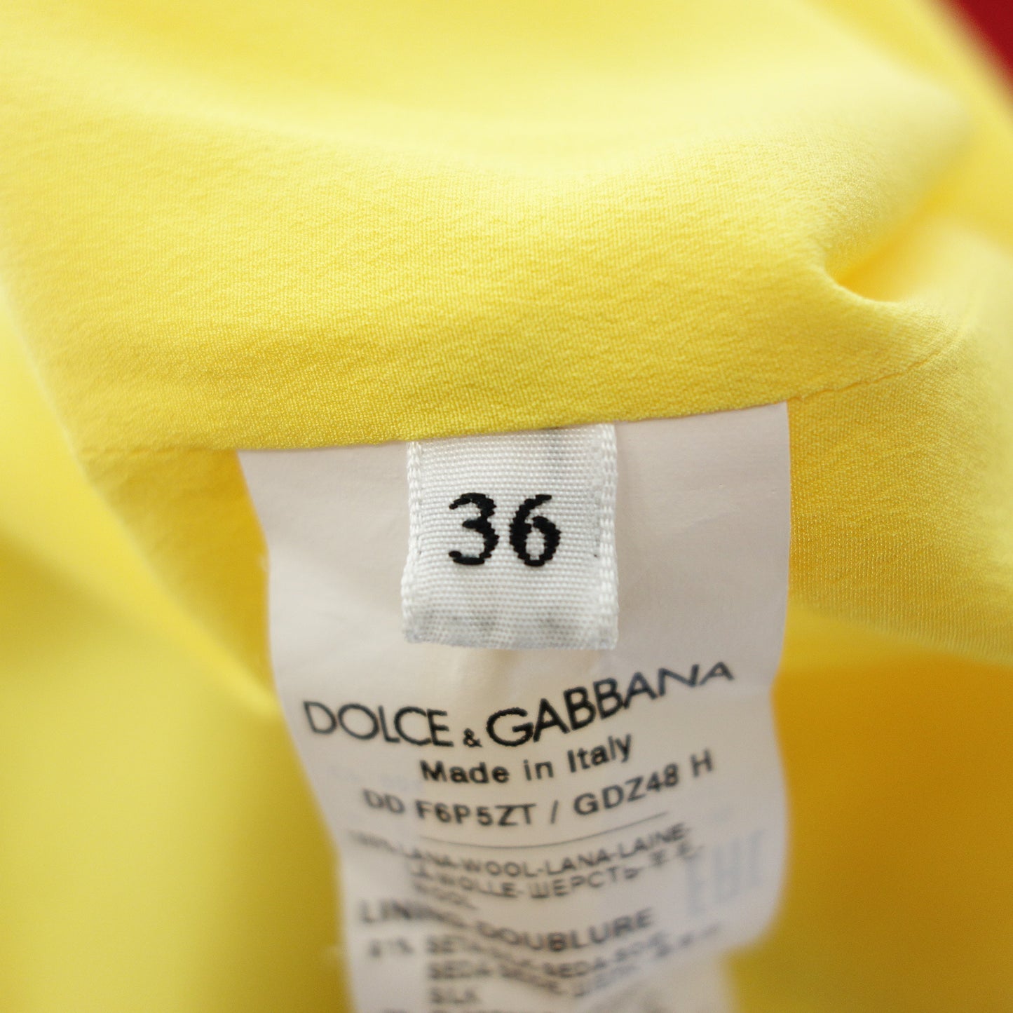 Dolce &amp; Gabbana One Piece Bicolor Women's 36 Yellow/Orange/Red DOLCE&amp;GABBANA [AFB29] [Used] 