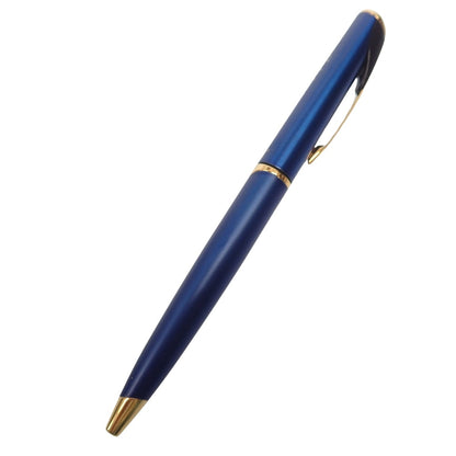 Used ◆Parker Ballpoint Pen Twist Type with Name Blue PARKER [AFI2] 