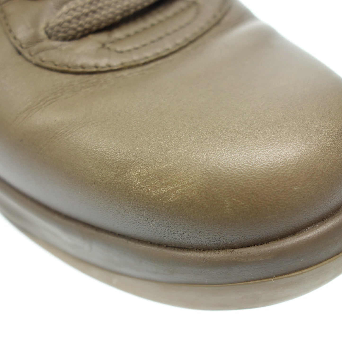 路易威登 皮革运动鞋 低帮鞋底徽标 女式 37 棕色 LOIUS VUITTON 路易威登