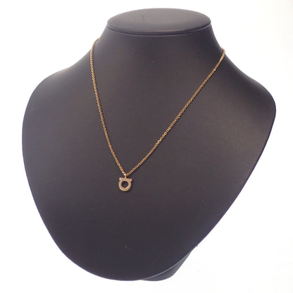 Good condition ◆ Salvatore Ferragamo necklace pendant 696654 Gancini gold series with box Salvatore Ferragamo [AFI18] 