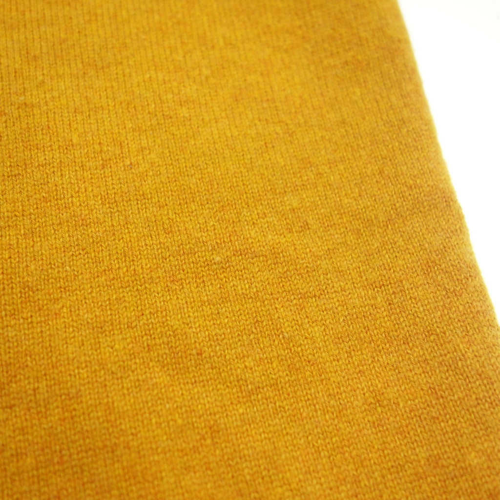 Good condition◆Hermes knit tops cashmere ladies yellow size 34 HERMES [AFB51] 