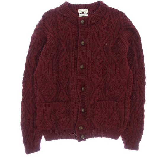 Used ◆Men's Melrose Hand-sewn Knit Cardigan Men's Crimson Red No Size Notation MEN'S MELROSE [AFB23] 