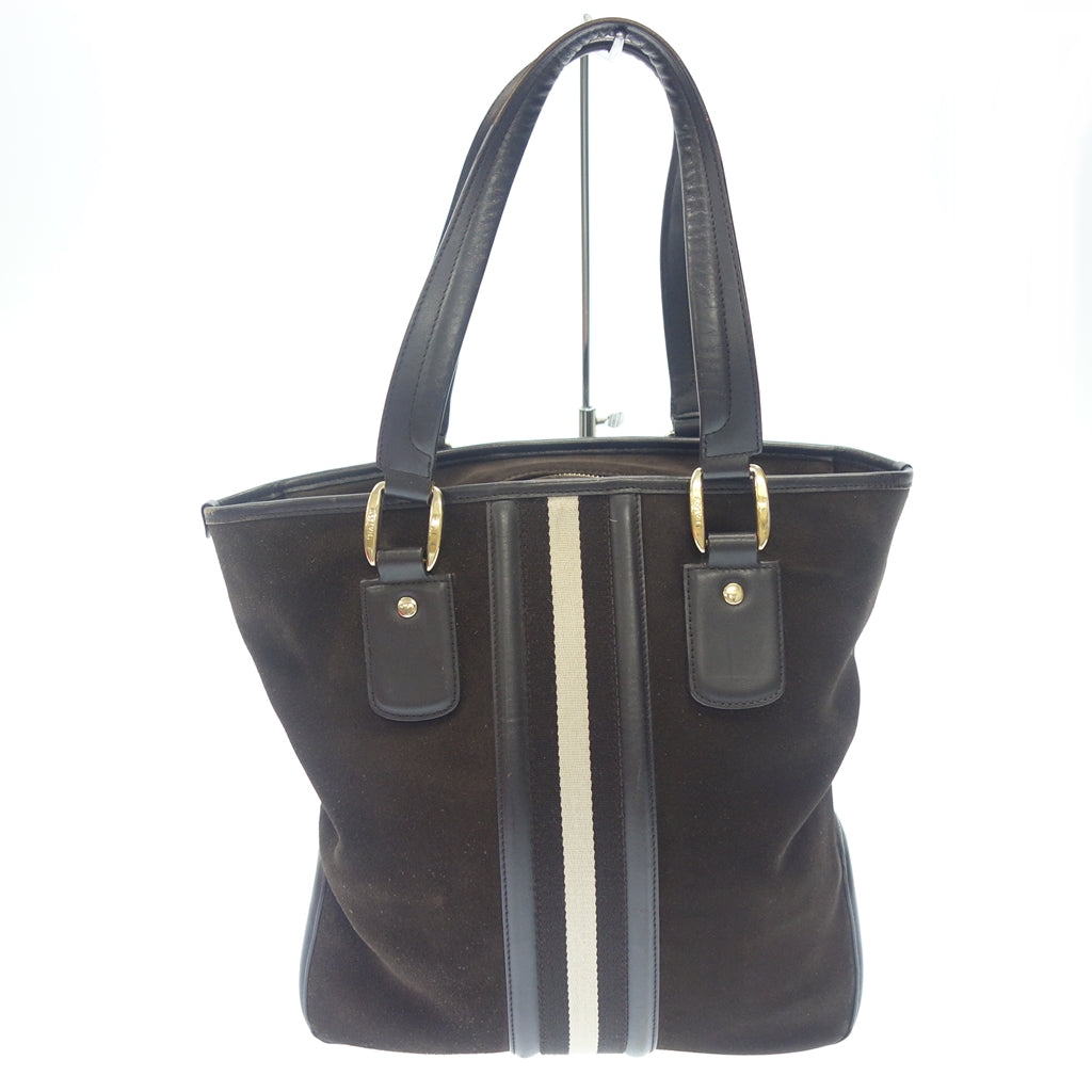 Used ◆ BALLY tote bag dark brown BALLY [AFE1] 