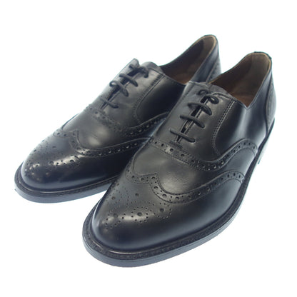 Very good condition ◆ Gentle leather shoes wing tip men's 26.5cm black GENTLE [AFC22] 