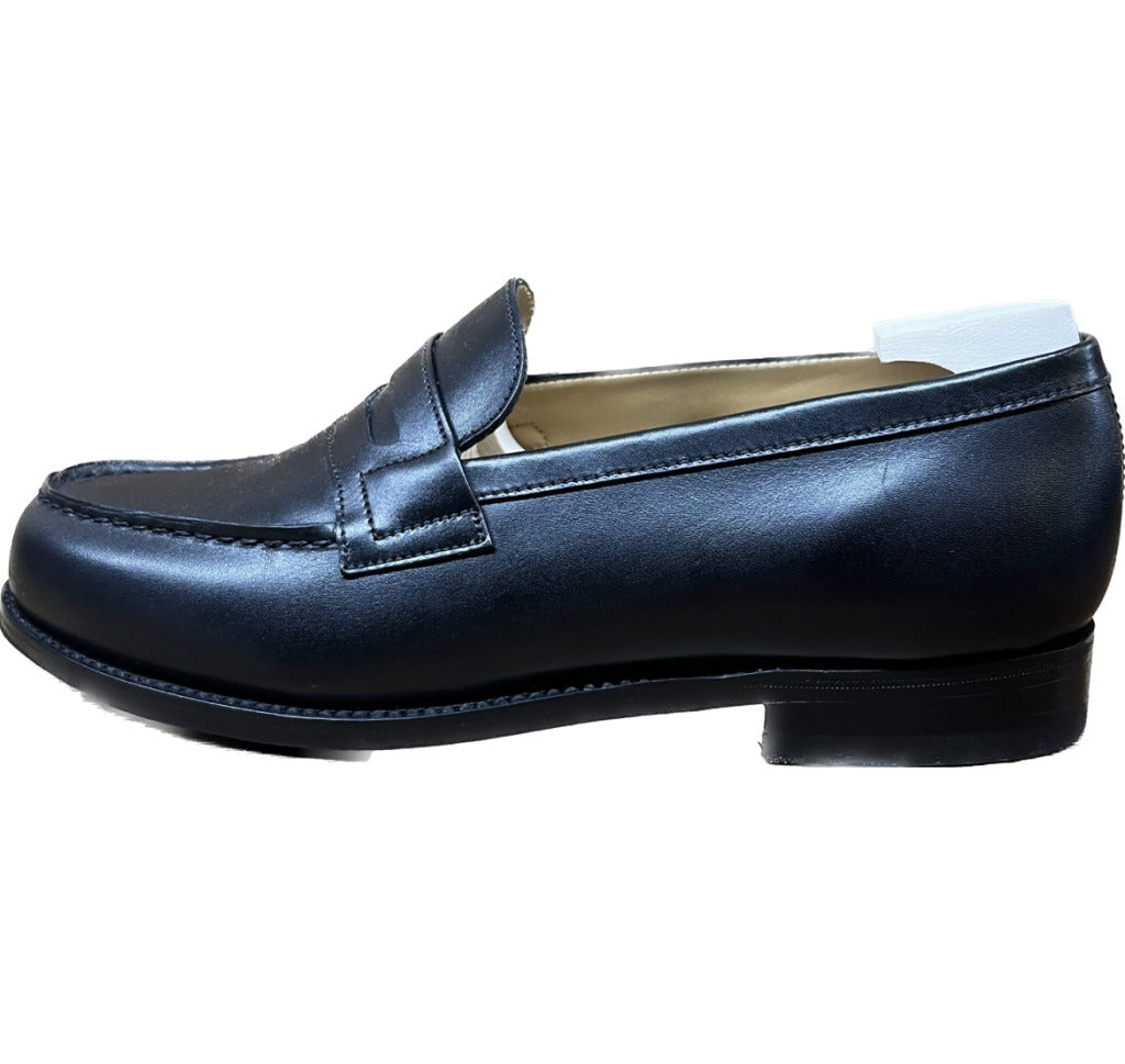 Very good condition ◆ JM Weston Women's Leather Shoes Loafers 180 82 Last Black 4.5D JMWESTON 