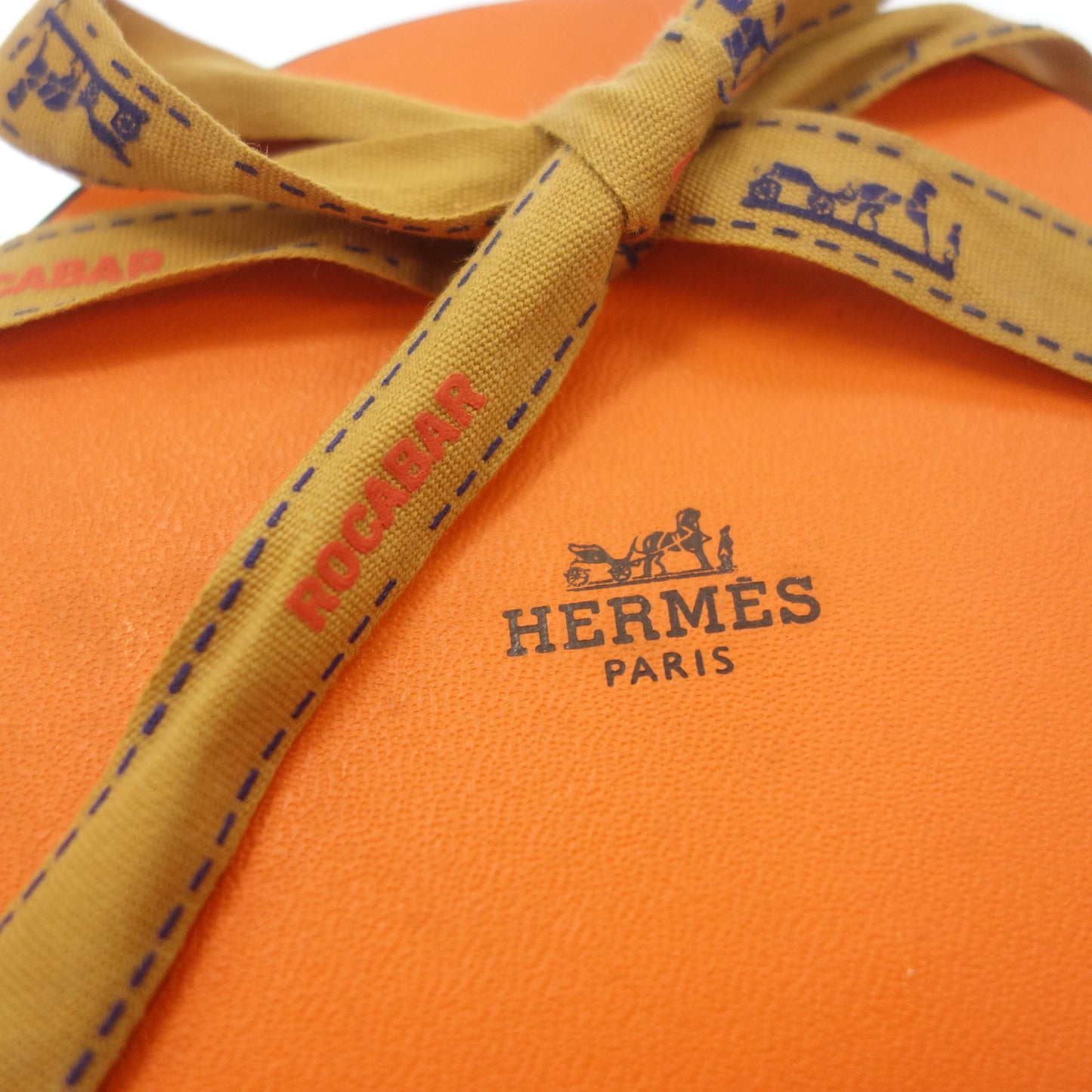 Good condition◆Hermes muffler Rocaval wool navy with box HERMES [AFI1] 