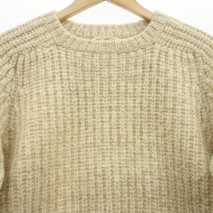 Good condition ◆ Alan Paine Sweater Wool Women's 40 Beige Alan Paine [AFB46] 