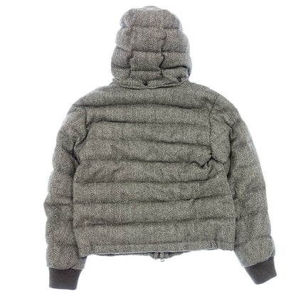 美品◆モンクレール 14AW ダウンジャケット フロリアン ヘリンボーン ブラウン ZIND-14-3325 メンズ サイズ2 MONCLER FLORIAN【AFA15】