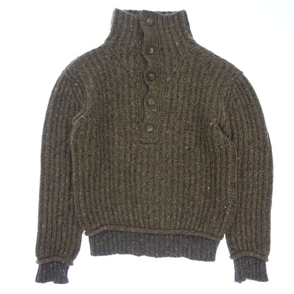 Good condition◆D&amp;G knit low gauge lambswool cashmere blend all over pattern ladies brown size L D&amp;G [AFB10] 