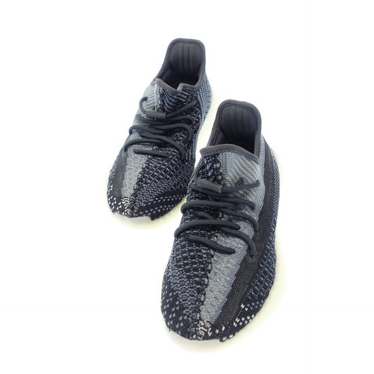 美品◆アディダス イージーブースト レースアップスニーカー 350V2 FZ5000 メンズ ブラック系 サイズ25.5cm adidas YEEZY BOOST【AFC43】