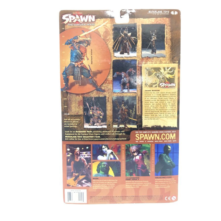 麦克法兰玩具 Spawn the Samurai Wars Jackal Assassin 麦克法兰玩具 [7F] [二手] 