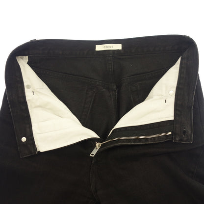 Used ◆ Celine Phoebe Period Black Denim Roll Up 18SS Ladies Size 38 Black 2 1T67/523B 325003 CELINE [AFB20] 