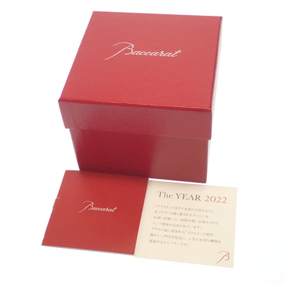 Unused ◆ Baccarat Crystal Rocks Glass 2022 Year Tumbler with Box Baccarat [AFI23] 