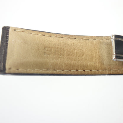 Good condition ◆ Grand Seiko replacement belt crocodile black 20mm Grand Seiko [AFI11] 