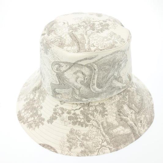 Good condition◆Christian Dior Bucket Hat White Size 58 Christian Dior [AFI23] 