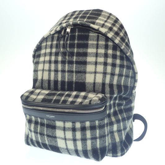 Saint Laurent Paris Backpack Tartan Check FLY534967 SAINT LAURENT PARIS backpack [AFE4] 