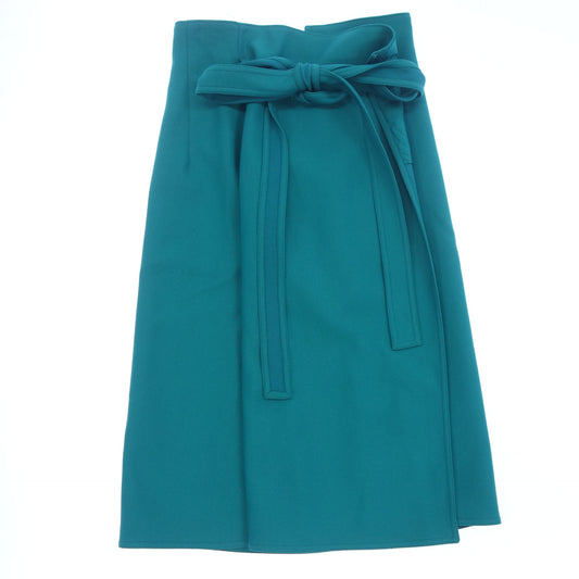 Very good condition ◆ Celine Phoebe period skirt wool nylon ladies green size 38 CELINE [AFB42] 