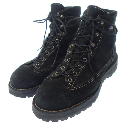 ダナー マウンテンブーツ エクスプローラー 45202X スエード US8.5 黒 Danner【AFC55】【中古】