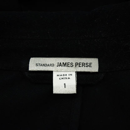 Good condition ◆ James Perse 3B jacket cotton men's black size 1 JAMES PERSE [AFB53] 