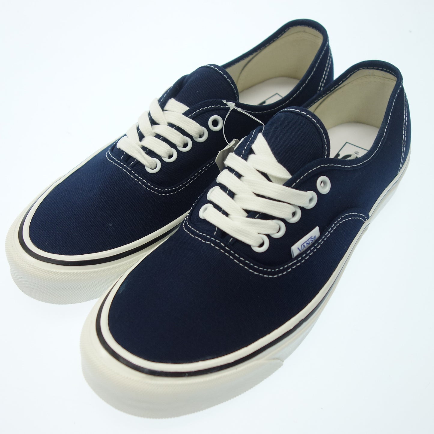 極美品◆バンズ スニーカー オーセンティック 44 DX メンズ 27.5 紺 VANS AUTHENTIC【AFD4】