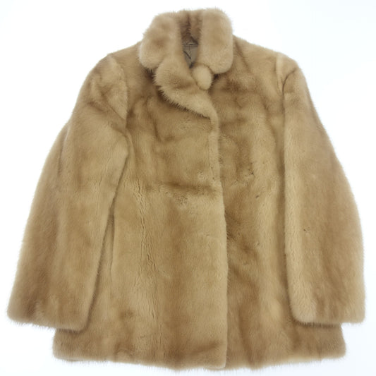 SAGA MINK Half Coat Pastel Mink Women's Brown 11 SAGA MINK [AFF23] [Used] 