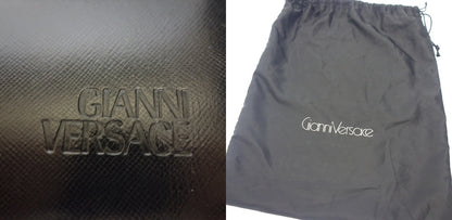 状况非常好 ◆ Gianni Versace 单肩包 金色硬件 黑色 GIANNI VERSACE [AFE5] 