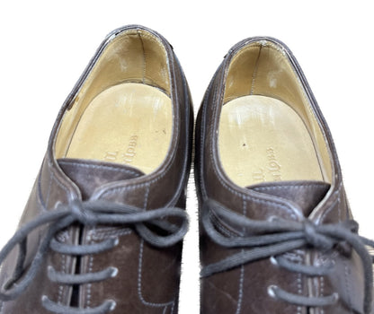 中古◆ジョンロブ レザーシューズ バロス Uチップ ブラウン UK5.5EE JOHN LOBB