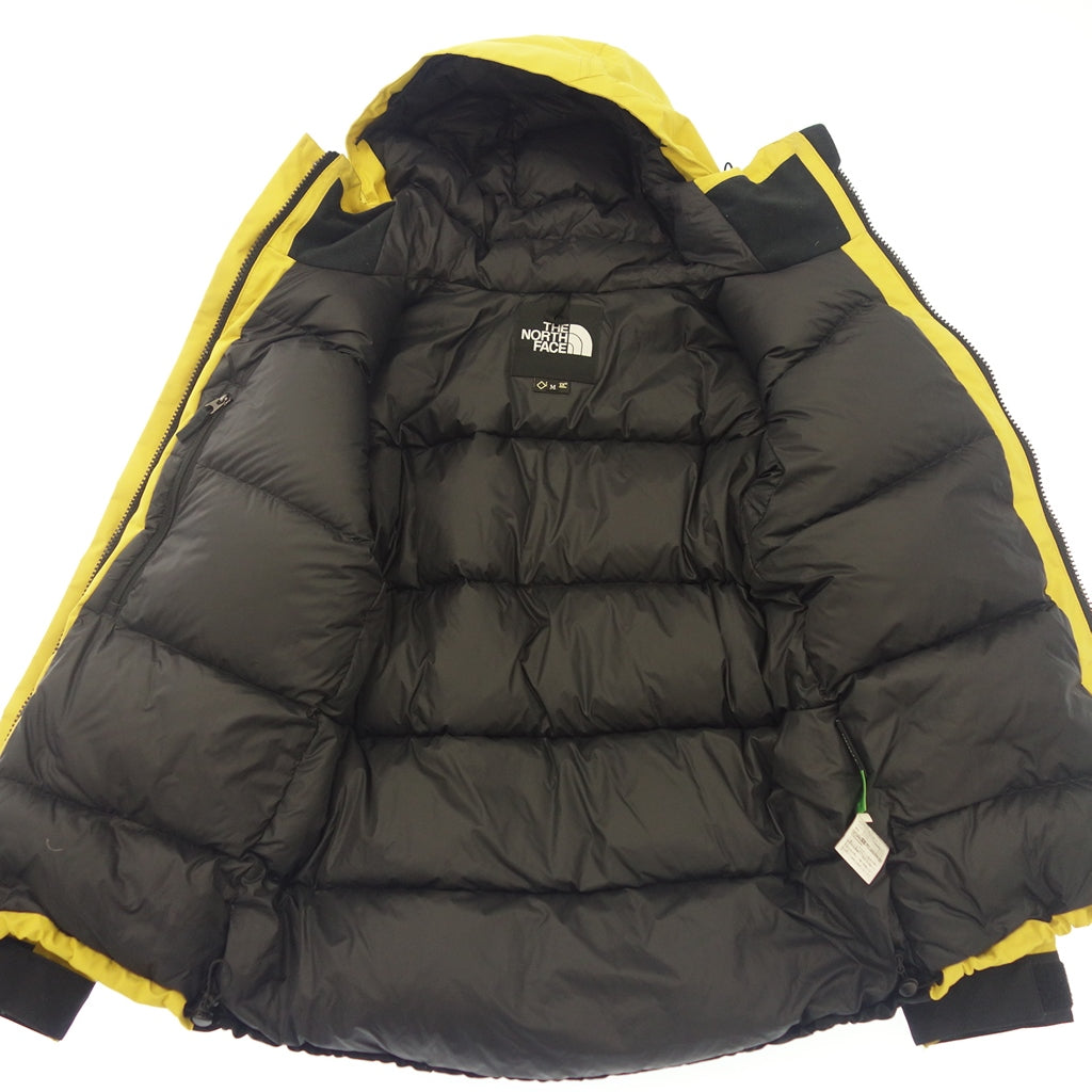 美品◆ザ ノースフェイス マウンテンダウンジャケット ND91837 メンズ サイズM イエロー×ブラック THE NORTH FACE【AFA20】