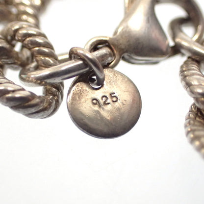 Good Condition◆Tiffany Bracelet Twist Chain SV925 Silver Tiffany&amp;Co. [AFI11] 