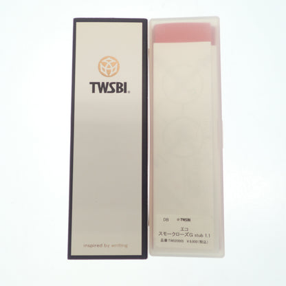 状况非常好 ◆ TWSBI 钢笔 Eco Smoke Rose G 黑色系列 TWSBI SMOKE ROSE [AFI11] 