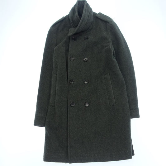 Used ◆N Hollywood P coat long coat 802peg men's 38 green N.HOOLYWOOD [AFA7] 